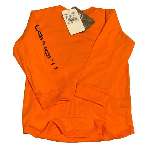 CARHARTT || Toddler Canvas Camo Overalls LS Bodysuit 2 Piece Set || size 24m - Picture 6 of 7